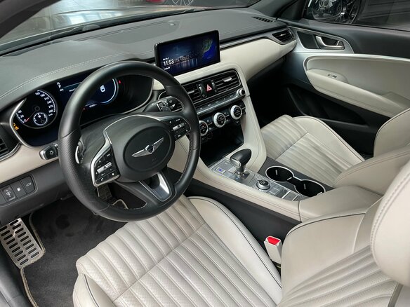 2021 Genesis G70 I Рестайлинг, серый, 3430000 рублей - вид 6