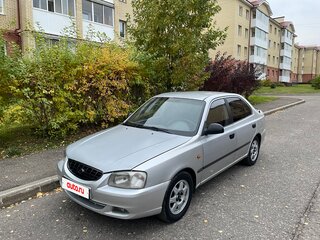2004 Hyundai Accent ТагАЗ II, серебристый, 203000 рублей, вид 5