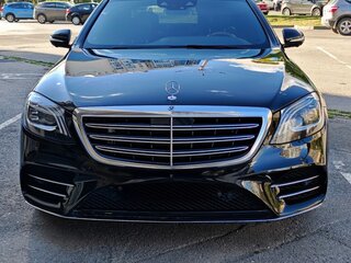 2019 Mercedes-Benz S-Класс 450 Long VI (W222, C217) Рестайлинг, чёрный, 6000000 рублей, вид 3
