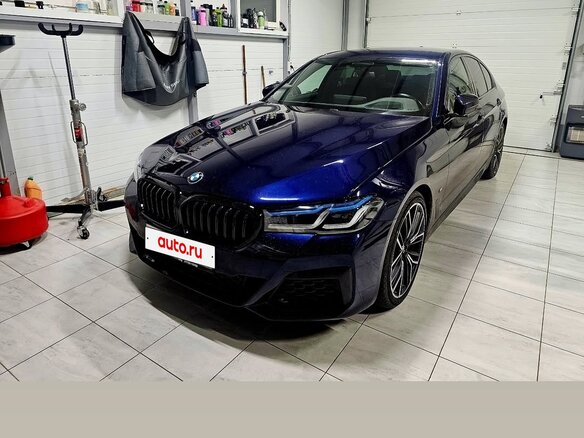 2021 BMW 5 серии 540d xDrive VII (G30/G31/G38) Рестайлинг, синий, 6500000 рублей - вид 15