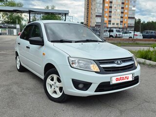 2017 Lada (ВАЗ) Granta I, белый, 465000 рублей, вид 1