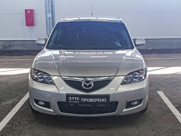 2008 Mazda 3 I (BK) Рестайлинг, серебристый - вид 1
