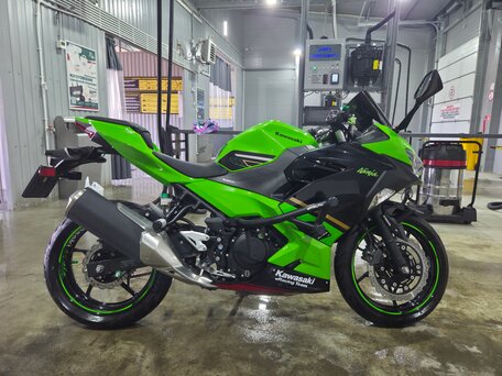 2019 Kawasaki Ninja 400, зелёный, 500000 рублей, вид 5