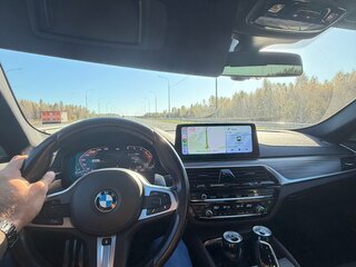 2019 BMW 5 серии 530d xDrive VII (G30/G31/G38), чёрный, 4850000 рублей, вид 5