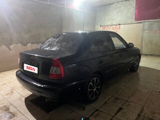 2008 Hyundai Accent ТагАЗ II, чёрный, 295000 рублей, вид 4