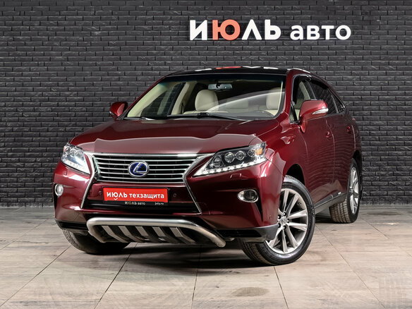2014 Lexus RX 450h III Рестайлинг, красный, 2300000 рублей