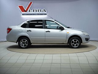 2015 Lada (ВАЗ) Granta I, серебристый, 390000 рублей, вид 4