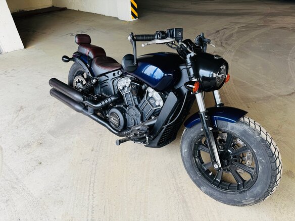 2022 Indian Scout, синий, 1050000 рублей - вид 7