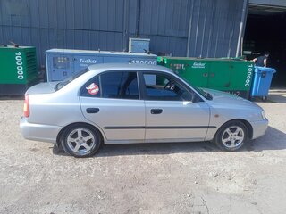 2005 Hyundai Accent ТагАЗ II, серебристый, 280000 рублей, вид 3