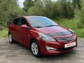2016 Hyundai Solaris I Рестайлинг, красный - вид 1