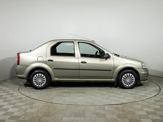 2011 Renault Logan I Рестайлинг, бежевый, 349585 рублей, вид 4