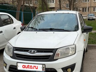 2015 Lada (ВАЗ) Granta I, белый, 360000 рублей, вид 2