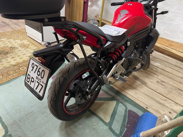 2012 Kawasaki ER-6N, красный, 490000 рублей - вид 12