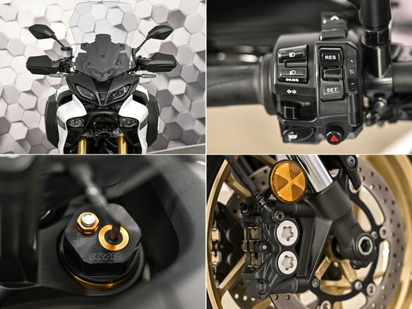 2024 Yamaha Tracer 9, белый - вид 9