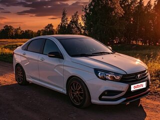 2019 Lada (ВАЗ) Vesta Sport I, белый, 1200000 рублей, вид 3