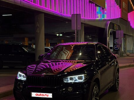 2018 BMW X6 40d II (F16), чёрный, 3690000 рублей, вид 2