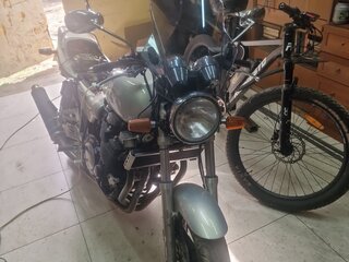 1996 Yamaha XJR1200, серебристый, 260000 рублей, вид 5