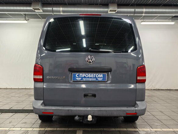 2012 Volkswagen Caravelle T5 Рестайлинг, серый - вид 4