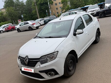 2021 Renault Logan II Рестайлинг, белый, 359000 рублей, вид 2