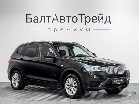 2015 BMW X3 28i xDrive II (F25) Рестайлинг, чёрный, 2390000 рублей - вид 4