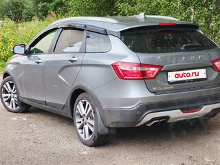 2017 Lada (ВАЗ) Vesta SW Cross I, серый, 1050000 рублей, вид 4