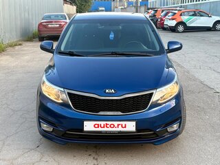 2015 Kia Rio III Рестайлинг, синий, 969000 рублей, вид 3
