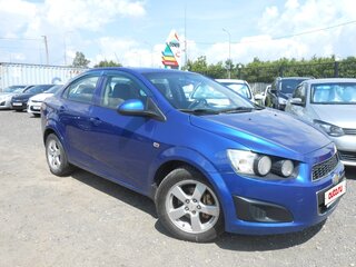 2012 Chevrolet Aveo II, синий, 748000 рублей, вид 1