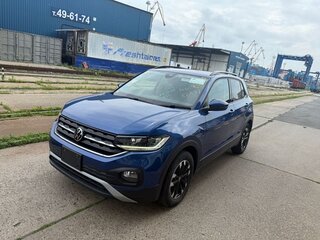 2021 Volkswagen T-Cross I, голубой, 1590000 рублей, вид 2