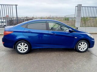 2011 Hyundai Solaris I, синий, 519000 рублей, вид 5