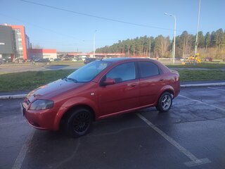 2005 Chevrolet Aveo I, красный, 250000 рублей, вид 3