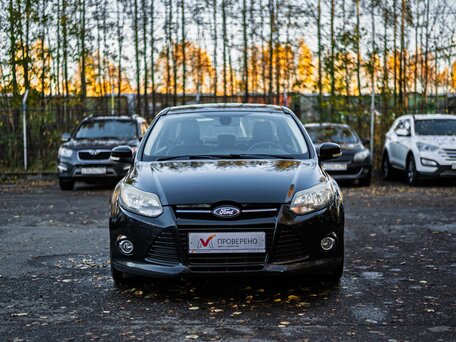 2013 Ford Focus III, чёрный, 699000 рублей, вид 3