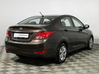 2016 Hyundai Solaris I Рестайлинг, коричневый, 1100000 рублей, вид 5