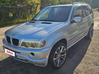 2001 BMW X5 3.0i I (E53), серебристый, 1300000 рублей, вид 1