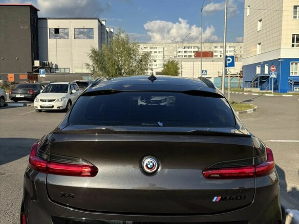 2022 BMW X4 20i II (G02) Рестайлинг, серый, 7200000 рублей - вид 6
