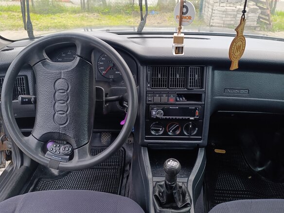 1992 Audi 80 V (B4), серый, 235000 рублей - вид 5
