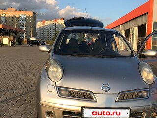 2008 Nissan Micra III (K12), серебристый, 490000 рублей, вид 1