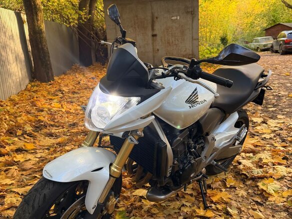 2008 Honda CB 600F Hornet, белый, 500000 рублей - вид 10