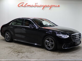 2022 Mercedes-Benz S-Класс 400 d 4MATIC VII (W223), чёрный, 8500000 рублей, вид 3