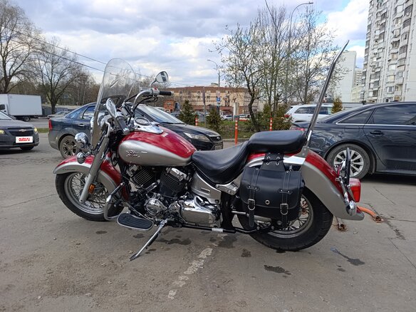 2005 Yamaha XVS650 Drag Star, красный, 495500 рублей - вид 2