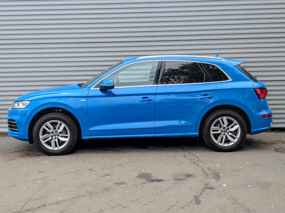 2019 Audi Q5 II (FY), синий - вид 7