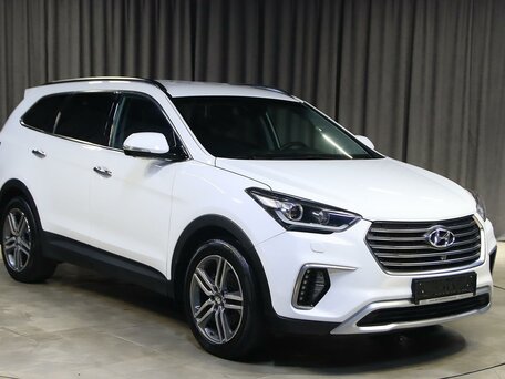 2017 Hyundai Santa Fe Grand III Рестайлинг, белый, 1999000 рублей, вид 3