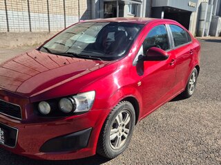 2012 Chevrolet Aveo II, красный, 395000 рублей, вид 1