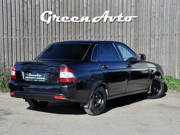 2010 Lada (ВАЗ) Priora Premier I, чёрный, 210000 рублей - вид 3