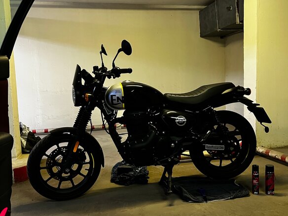 2024 Royal Enfield Hunter, чёрный, 365000 рублей - вид 1