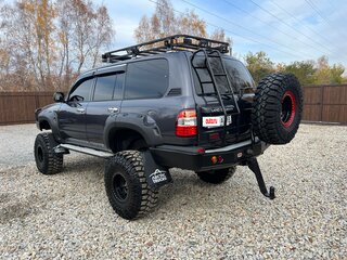 2004 Toyota Land Cruiser 105 100 Series Рестайлинг 1, серый, 5015000 рублей, вид 4