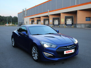2013 Hyundai Genesis Coupe I Рестайлинг, синий, 1400000 рублей, вид 3