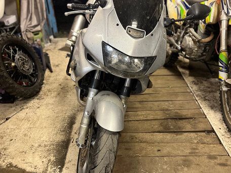 1997 Honda VTR 1000, серебристый, 280000 рублей, вид 2