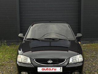 2007 Hyundai Accent ТагАЗ II, чёрный, 380000 рублей, вид 3