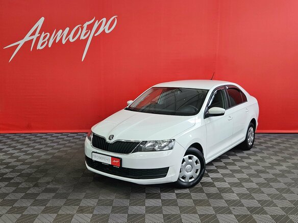 2018 Skoda Rapid I Рестайлинг, белый, 1199000 рублей