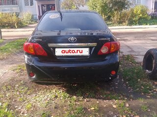 2008 Toyota Corolla X (E140, E150), чёрный, 680000 рублей, вид 2